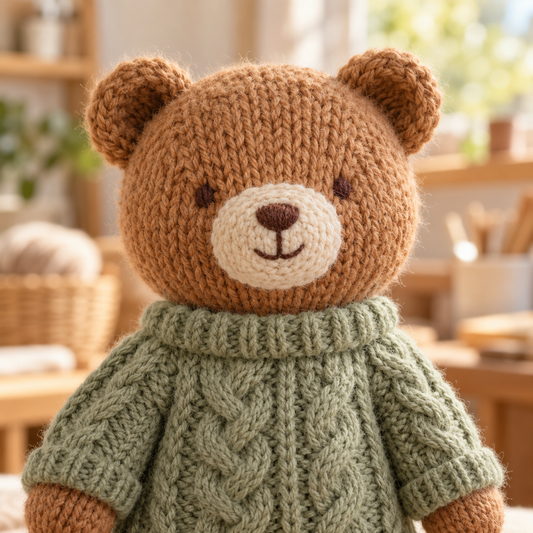 CozysLoop™ Sweater Bear — Knitting Pattern