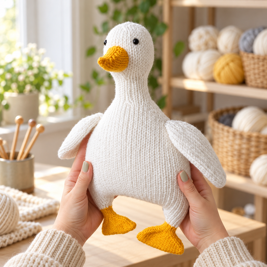 CozysLoop™ White Goose — Knitting Pattern