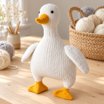 CozysLoop™ White Goose — Knitting Pattern