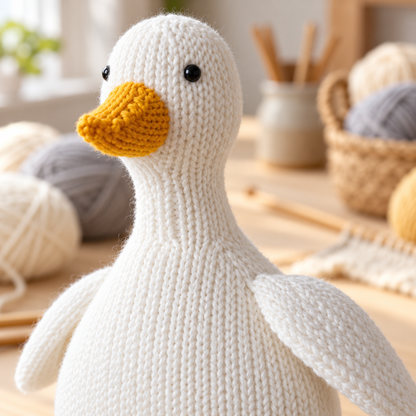 CozysLoop™ White Goose — Knitting Pattern