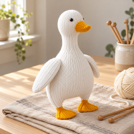 CozysLoop™ White Goose — Knitting Pattern