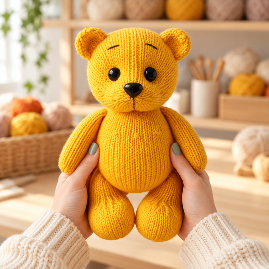 CozysLoop™ Honey Bear — Knitting Pattern