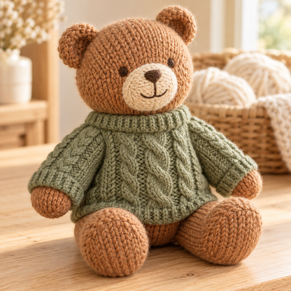 CozysLoop™ Sweater Bear — Knitting Pattern