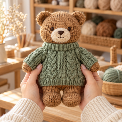 CozysLoop™ Sweater Bear — Knitting Pattern