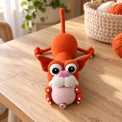 CozysLoop™ Cheeky Cat Doorstop — Crochet Pattern